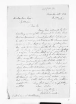 2 pages written 10 Nov 1856 by William Nicholas Searancke in Auckland Region to Ahuriri, from Inward letters - W N Searancke