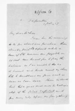 2 pages written 1 Jul 1857 by Michael Fitzgerald to Sir Donald McLean, from Inward letters - Michael Fitzgerald
