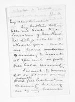 2 pages written 26 Aug 1867 by Sir Donald McLean to Dr James Somerville Turnbull, from Outward drafts and fragments