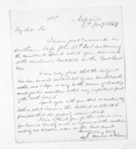 1 page written 9 Jan 1869 by Sir Donald McLean in Napier City, from Outward drafts and fragments