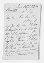 7 pages written by Philip Harington in New Plymouth to Sir Donald McLean in Wellington City, from Inward letters - Philip Harington