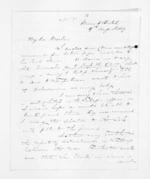 4 pages written 9 Aug 1859 by Henry Robert Russell in Herbert, Mount to Sir Donald McLean, from Inward letters - H R Russell