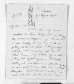 5 pages written 12 May 1876 by Samuel Locke in Napier City, from Inward letters - Samuel Locke