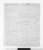 3 pages written 10 May 1850 by James McBeth in Wellington to Sir Donald McLean, from Inward letters - James McBeth
