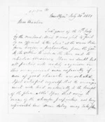 3 pages written 31 Jul 1851 by Henry King in New Plymouth District to Sir Donald McLean, from Inward letters -  Henry King