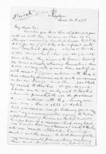 5 pages written 20 Jun 1876 by Robert Smelt Bush in Raglan to Sir Donald McLean in Wellington, from Inward letters - Robert S Bush