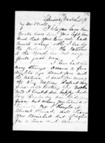 3 pages written 14 Mar 1876 by Archibald John McLean in Glenorchy to Sir Donald McLean, from Inward family correspondence - Archibald John McLean (brother)