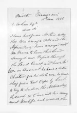 2 pages written 16 Jun 1866 by George Edward Read in Turanganui to Sir Donald McLean, from Inward letters -  G E Read