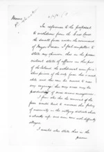 2 pages written 10 Sep 1868 by Sir Donald McLean, from Superintendent, Hawkes Bay and Government Agent, East Coast - Papers