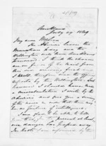 3 pages written 29 Jul 1869 by Dr Daniel Pollen in Auckland Region to Sir Donald McLean, from Inward letters - Daniel Pollen