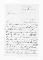 3 pages written 23 Jul 1856 by James Wathan Preece in Coromandel, from Inward letters - James Preece