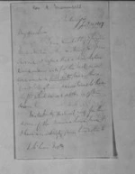 4 pages written 31 Jan 1857 by Robert Maunsell to Sir Donald McLean, from Inward letters - Surnames, Mau - Mer