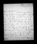 4 pages written 5 Aug 1852 by Susan Douglas McLean in Wellington to Sir Donald McLean, from Inward family correspondence - Susan McLean (wife)