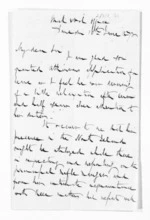 2 pages written 10 Jun 1873 by W Cargill in Dunedin City to Sir Donald McLean in Wellington, from Inward letters - Surnames, Cam - Car