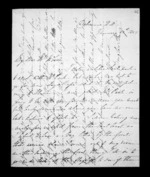 5 pages written 22 Jan 1851 by Susan Douglas McLean in Wellington to Sir Donald McLean, from Inward family correspondence - Susan McLean (wife)