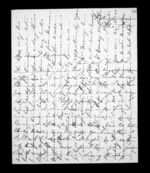 6 pages written 7 Oct 1851 by Susan Douglas McLean in Wellington to Sir Donald McLean, from Inward family correspondence - Susan McLean (wife)