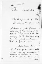 8 pages written 8 Nov 1844 by Sir Donald McLean, from Protector of Aborigines - Papers