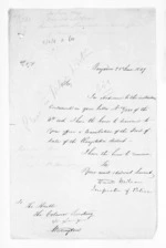 1 page written 25 Jun 1849 by Sir Donald McLean in Wanganui, from Native Land Purchase Commissioner - Papers