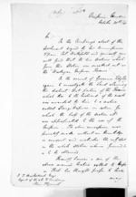 2 pages written 20 Oct 1846 by Rev Henry Hanson Turton, from Papers relating to land - Land claims and purchases of the New Zealand Company at Taranaki, Wanganui and in the Wairarapa
