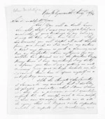 4 pages written 2 Aug 1874 by Colin McIntyre in New Plymouth to Sir Donald McLean, from Inward letters - Surnames, McIn - Macka