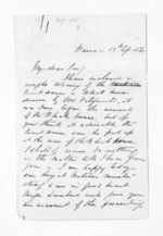 3 pages written 13 Apr 1865 by Samuel Deighton in Wairoa, from Inward letters - Samuel Deighton