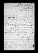 9 pages written 10 Jul 1859 by Annabella McLean in Edinburgh to Sir Donald McLean, from Inward family correspondence - Annabella McLean (sister)