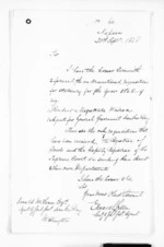 4 pages written 25 Sep 1868 by Edward Lister Green in Napier City to Sir Donald McLean in Wellington, from Hawke's Bay.  McLean and J D Ormond, Superintendents - Letters to Superintendent