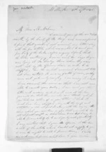 3 pages written 4 Sep 1845 by James McBeth in Wellington to Sir Donald McLean, from Inward letters - James McBeth