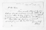 2 pages written 15 Jul 1846 by Henry King to Sir Donald McLean, from Inward letters -  Henry King