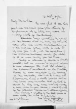 1 page written 12 Oct 1876 by Rev Henry Hanson Turton to Sir Donald McLean, from Inward letters -  Rev Henry Hanson Turton