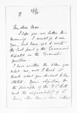 3 pages written 3 Dec 1860 by Sir Francis Dillon Bell to Sir Donald McLean, from Inward letters - Francis Dillon Bell