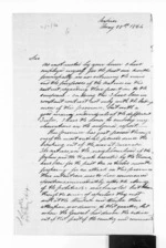 4 pages written 28 May 1864 by Samuel Locke in Napier City to Sir Donald McLean in Napier City, from Hawke's Bay.  McLean and J D Ormond, Superintendents - Letters to Superintendent