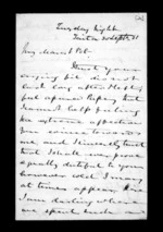 6 pages written 30 Sep 1851 by Sir Donald McLean to Susan Douglas McLean, from Inward family correspondence - Susan McLean (wife)