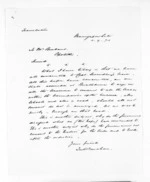 1 page written 11 Sep 1874 by Herbert William Brabant, from Inward letters - H W Brabant