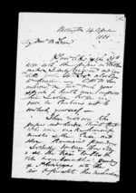 5 pages written 14 May 1860 by Robert Roger Strang in Wellington to Sir Donald McLean, from Family correspondence - Robert Strang (father-in-law)