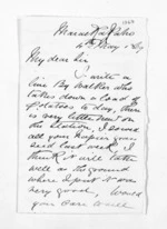 2 pages written 4 May 1869 by Henderson James Twigg in Maraekakaho, from Inward letters - Surnames, Tut - Tyl