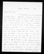 7 pages written 1 Jan 1870 by John Davies Ormond in Napier City to Sir Donald McLean, from Inward letters - J D Ormond
