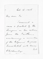 9 pages written 16 Feb 1856 by Henry Halse to Sir Donald McLean, from Inward letters - Henry Halse