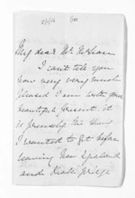 4 pages written by Lady Harriet Louisa Gore Browne to Sir Donald McLean, from Inward and outward letters - Sir Thomas Gore Browne (Governor)