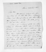 4 pages written 20 Dec 1852 by Robert Park in Ahuriri to Sir Donald McLean, from Inward letters - Surnames, Pal - Par