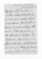 2 pages written 14 Sep 1874 by Hannah Stephenson Smith in Taranaki Region to Sir Donald McLean, from Inward letters - Surnames, Sma - Smi
