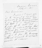 2 pages written 5 Feb 1855 by Thomas Purvis Russell to Sir Donald McLean, from Inward letters - Thomas Purvis Russell