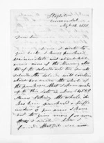 2 pages written 23 Aug 1858 by James Wathan Preece in Coromandel to Sir Donald McLean, from Inward letters - James Preece