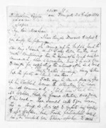 4 pages written 25 Sep 1864 by Edward Spencer Curling in Patangata to Sir Donald McLean in Napier City, from Inward letters - E S Curling