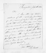 2 pages written 6 Jul 1852 by R Russ in Rangitikei District to Sir Donald McLean, from Inward letters - Surnames, Rou - Rus