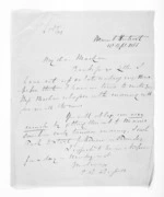 1 page written 10 Apr 1866 by Henry Robert Russell to Sir Donald McLean, from Inward letters - H R Russell