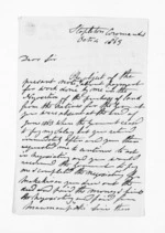2 pages written 4 Oct 1863 by James Wathan Preece in Coromandel to Sir Donald McLean, from Inward letters - James Preece