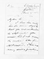 3 pages written 17 Mar 1875 by Samuel Locke in Gisborne, from Inward letters - Samuel Locke