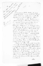 6 pages written 11 Mar 1871 by Sir Donald McLean, from Native Minister - Meetings with Waikato chiefs and final pacification of the King Country