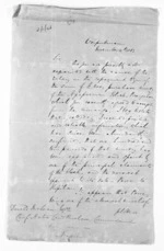 2 pages written 4 Nov 1863 by George Sisson Cooper in Waipukurau to Sir Donald McLean, from Inward letters - George Sisson Cooper
